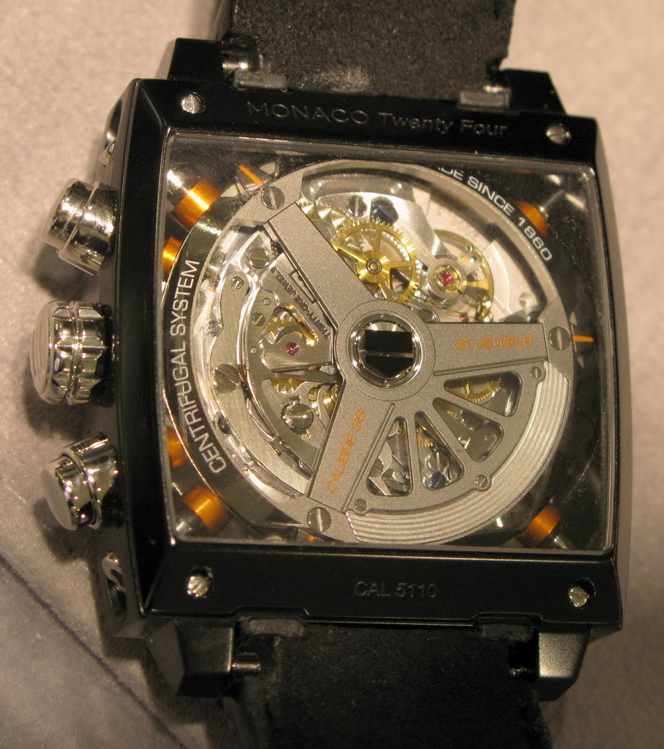 TAG Heuer Monaco 24 (Case-Back and Movement)